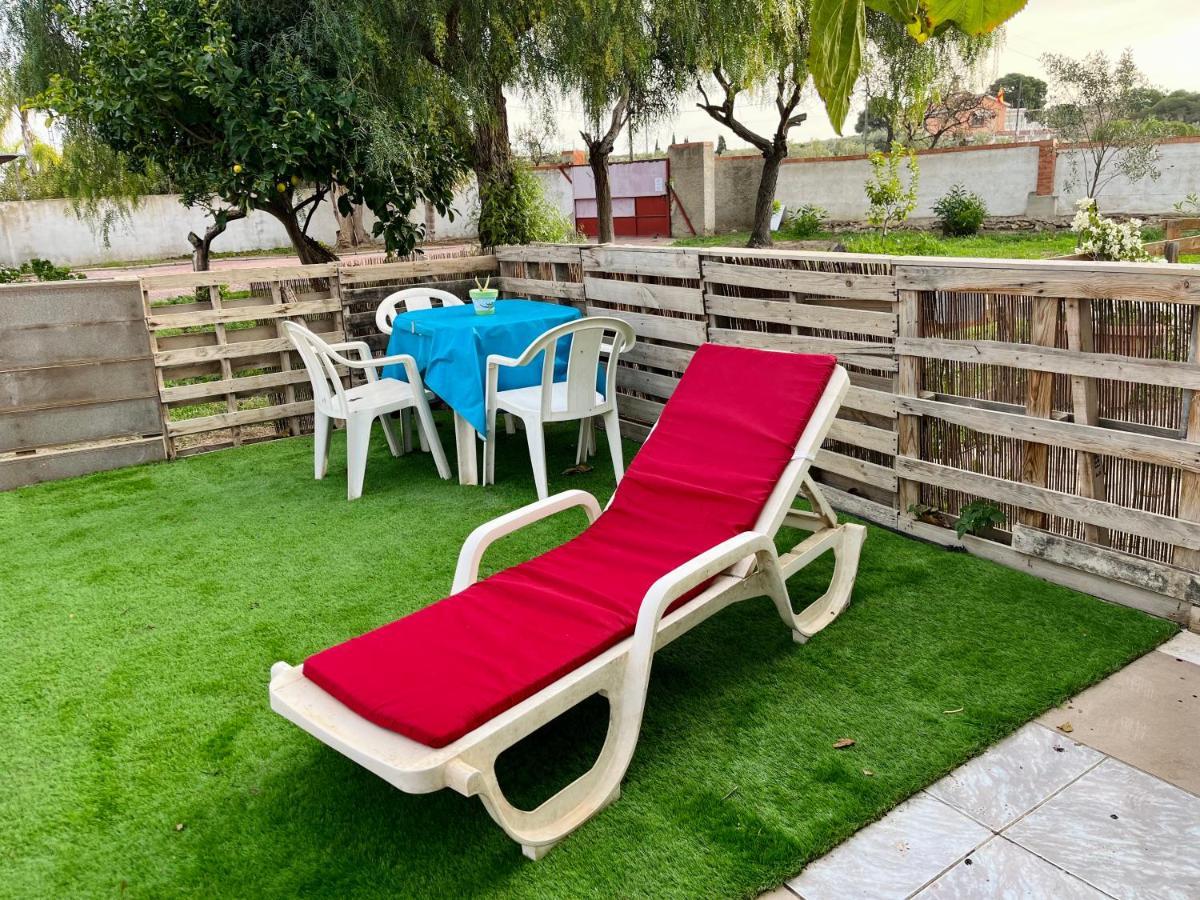 Estudio Adosado Acogedor Con Jardin, Barbacoa Y Parking Privado Alicante Exterior foto