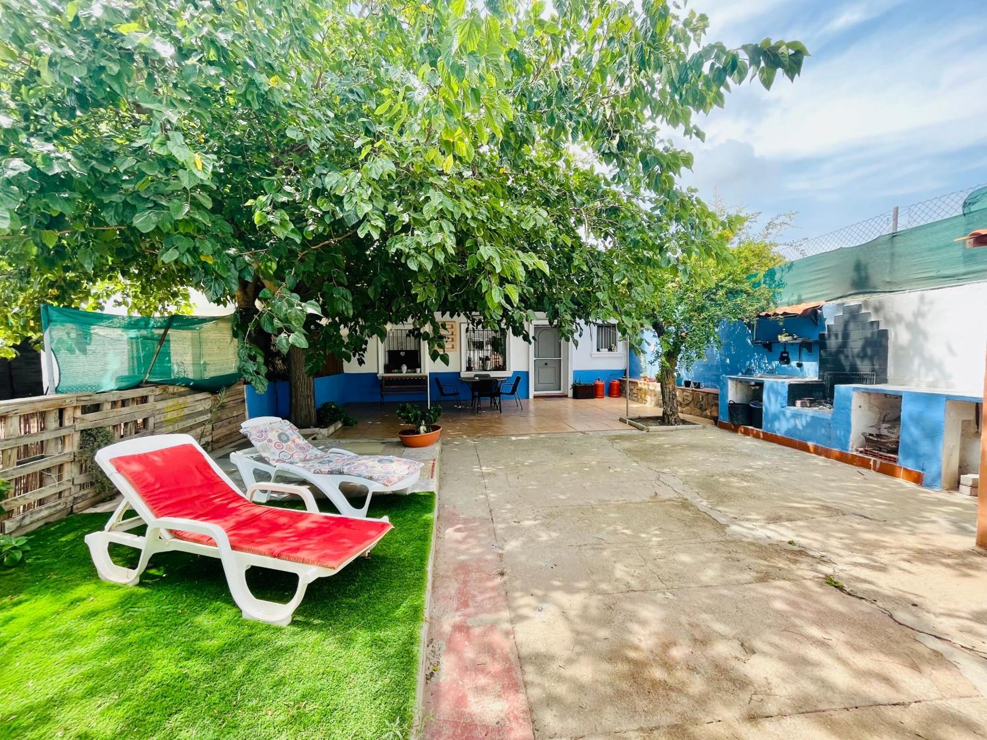 Estudio Adosado Acogedor Con Jardin, Barbacoa Y Parking Privado Alicante Exterior foto
